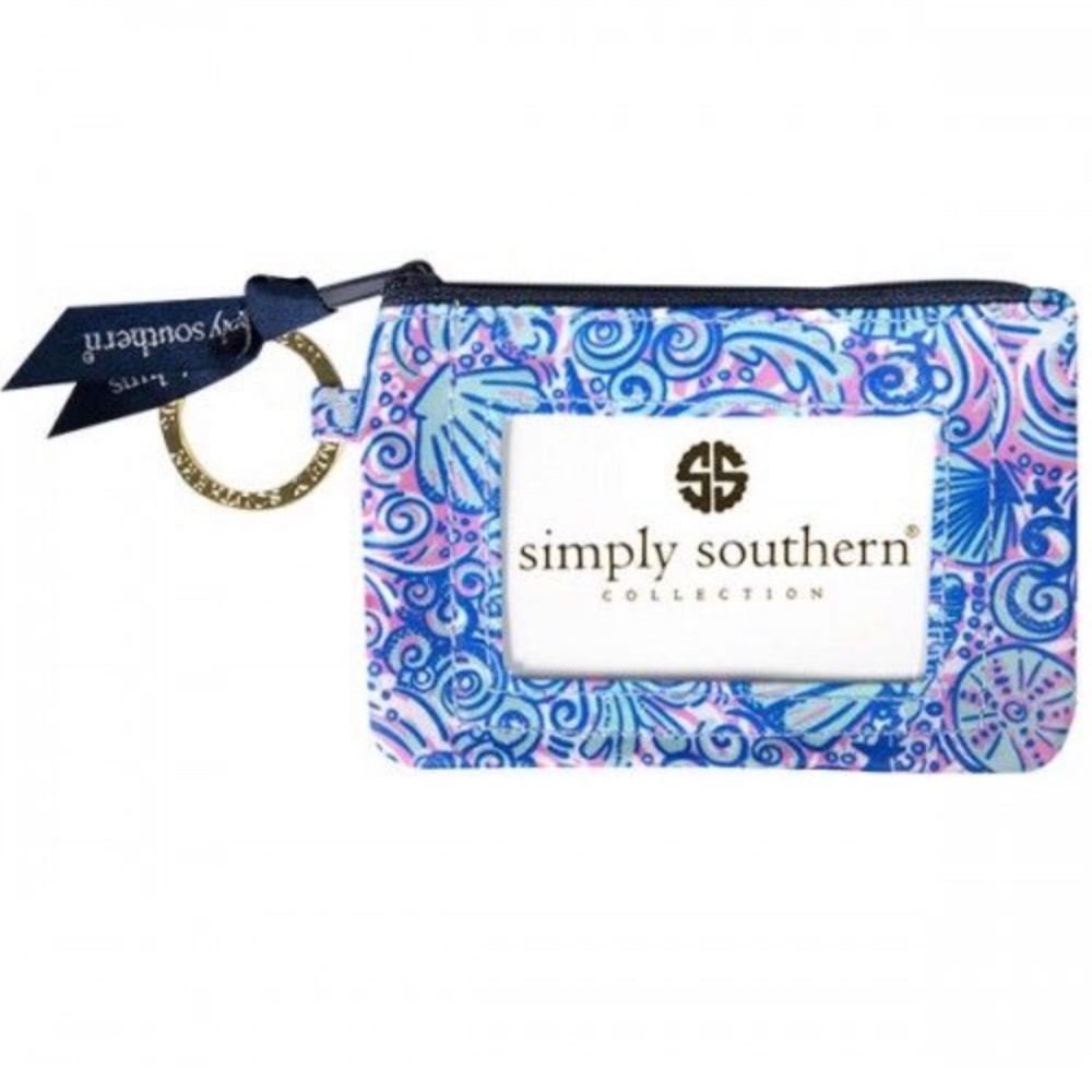 NWT • Simply Southern • Shells Key ID Pouch